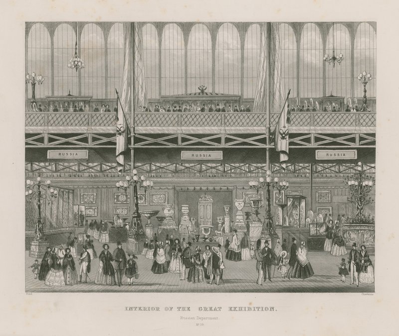 Büyük Serginin İçi, 1851, Rus Departmanı by English School