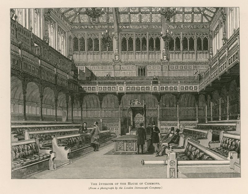 Avam Kamarası İçişleri, Westminster, Londra by English School