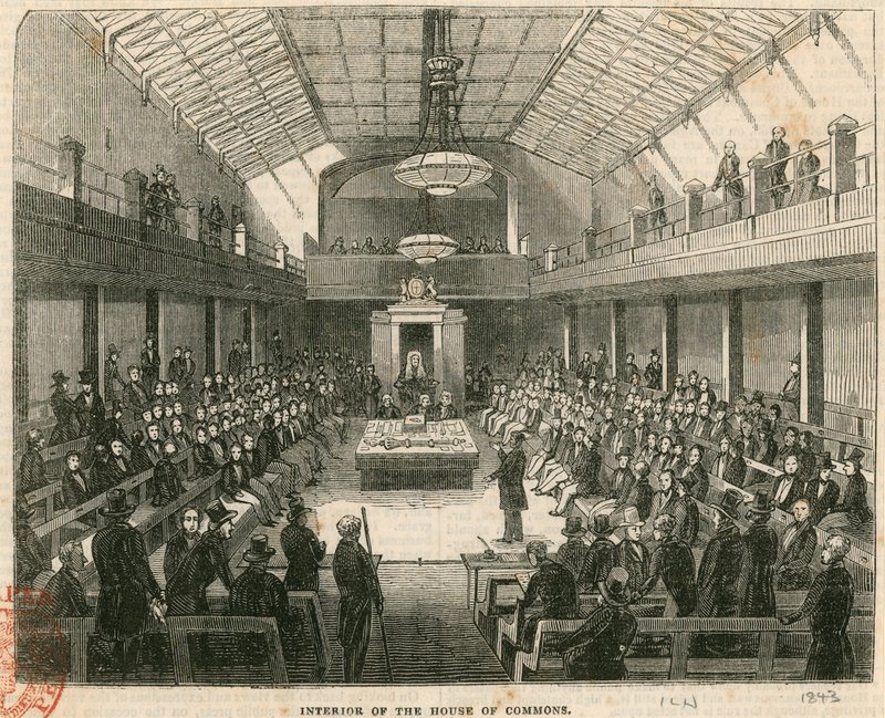 Avam Kamarası İçişleri, Westminster, Londra by English School