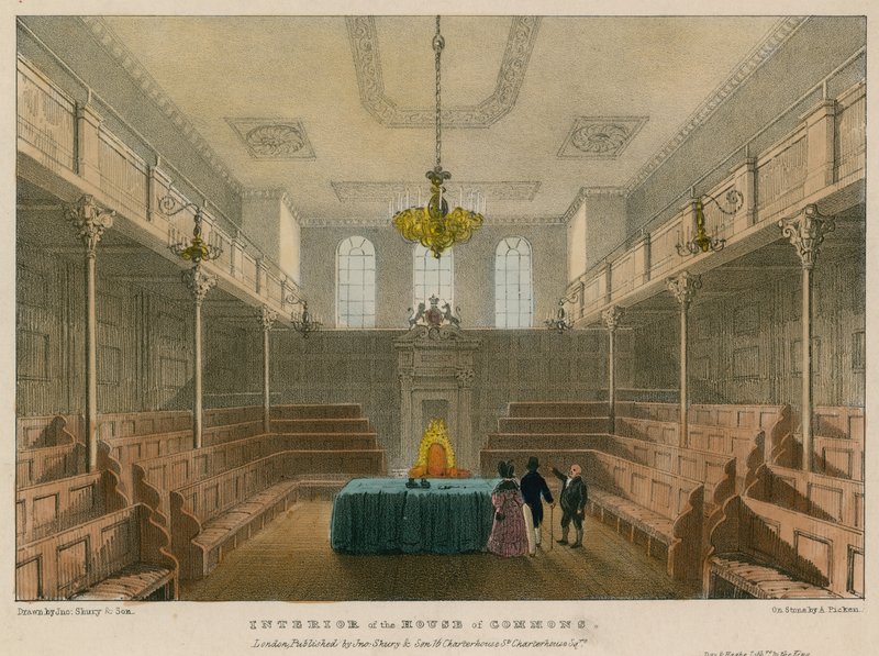 Avam Kamarası İçişleri, Westminster, Londra by English School