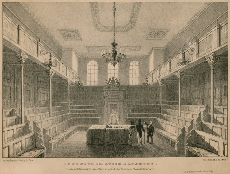 Avam Kamarası İçişleri, Westminster, Londra by English School