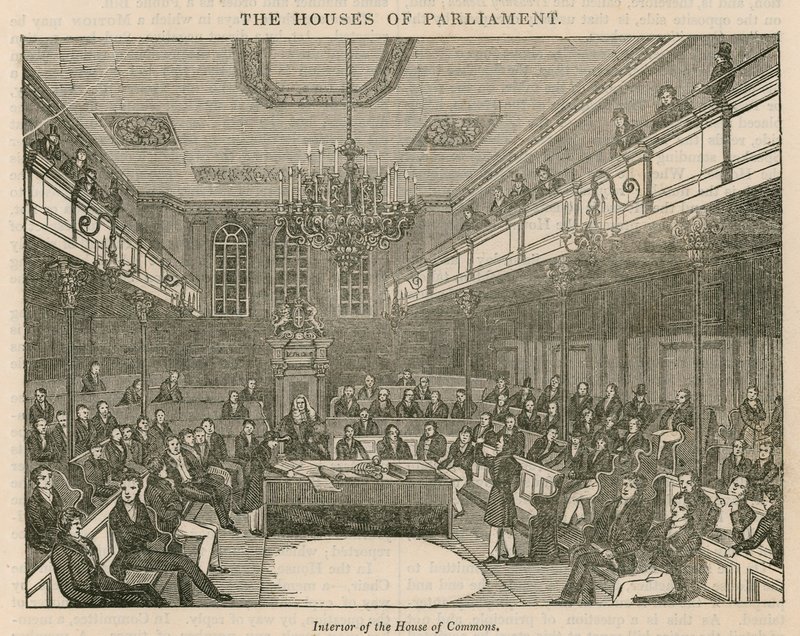 Avam Kamarası İçişleri, Westminster, Londra by English School