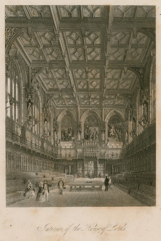 Lordlar Kamarası İçişleri, Westminster, Londra by English School