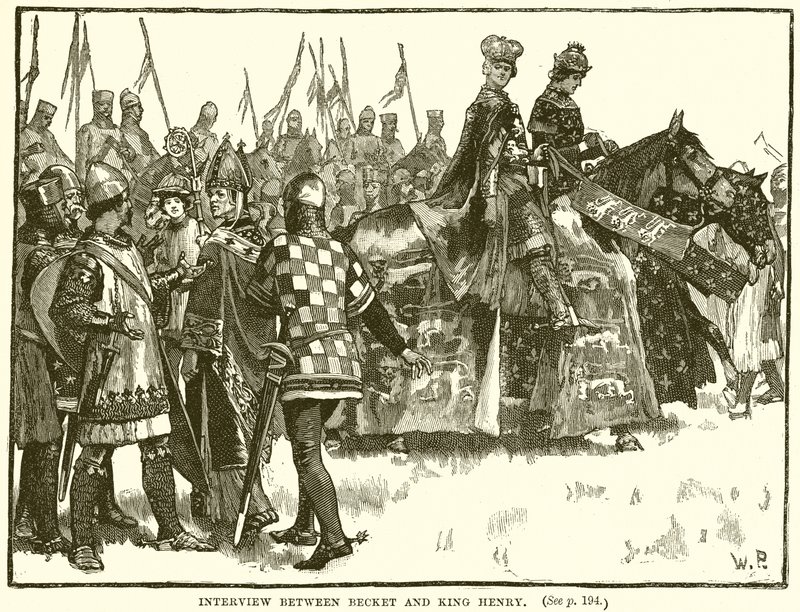 Becket ve Kral Henry arasındaki röportaj by English School