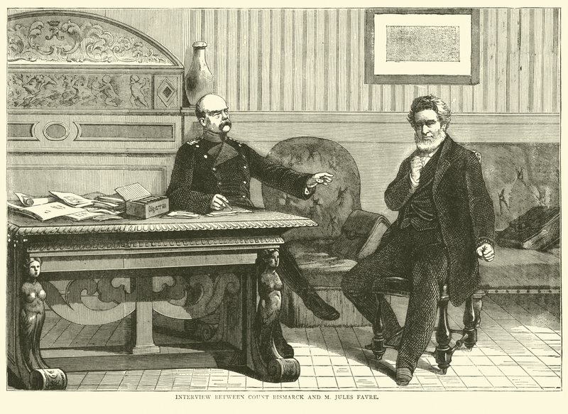 Kont Bismarck ve M Jules Favre arasındaki röportaj, Eylül 1870 by English School