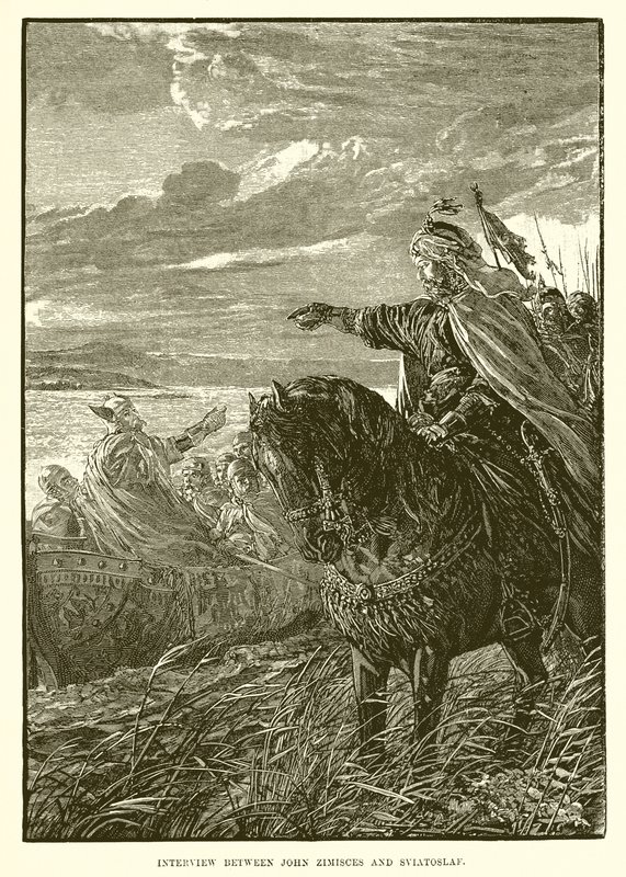 John Zimisces ve Sviatoslav arasındaki röportaj by English School