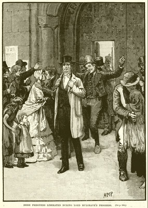 İrlandalı Mahkumlar Lord Mulgraves İlerlemesi sırasında serbest bırakıldı by English School