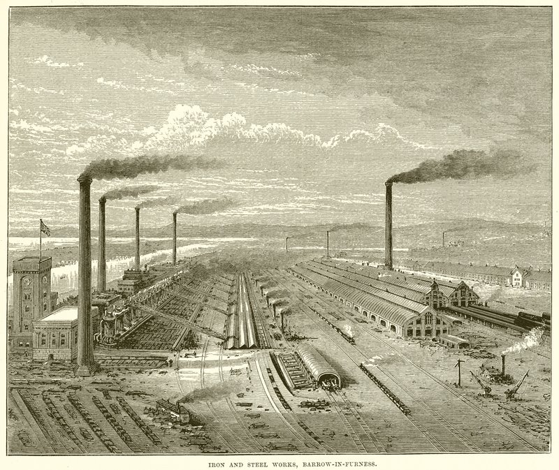 Demir Çelik İşleri, Barrow-in-Furness by English School