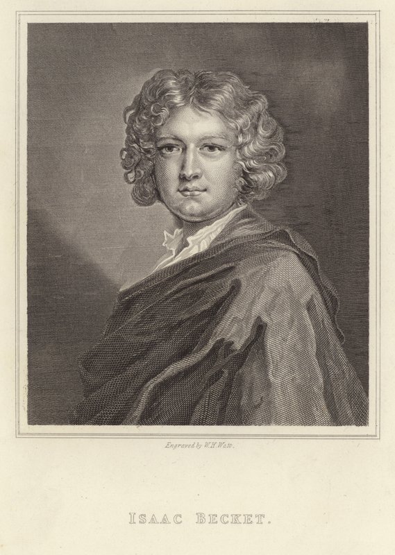 Isaac Beckett - İngiliz mezzotint oymacısı (1653?1719) by English School