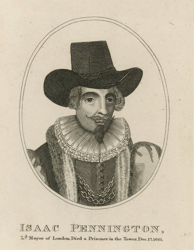 Isaac Pennington, Londra Belediye Başkanı by English School