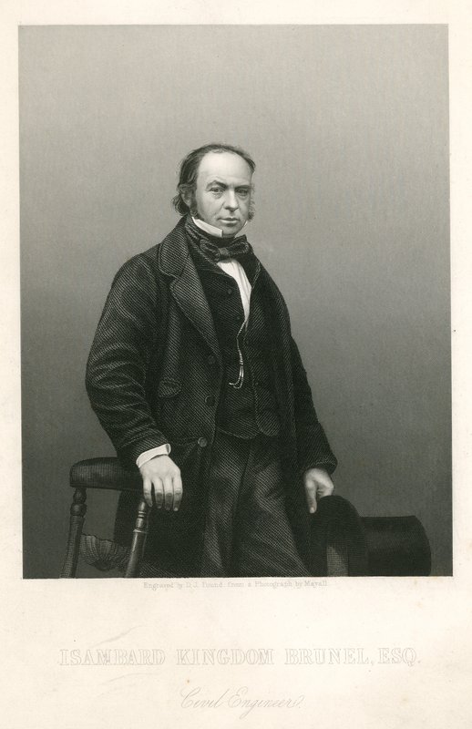Isambard Kingdom Brunel, inşaat mühendisi by English School