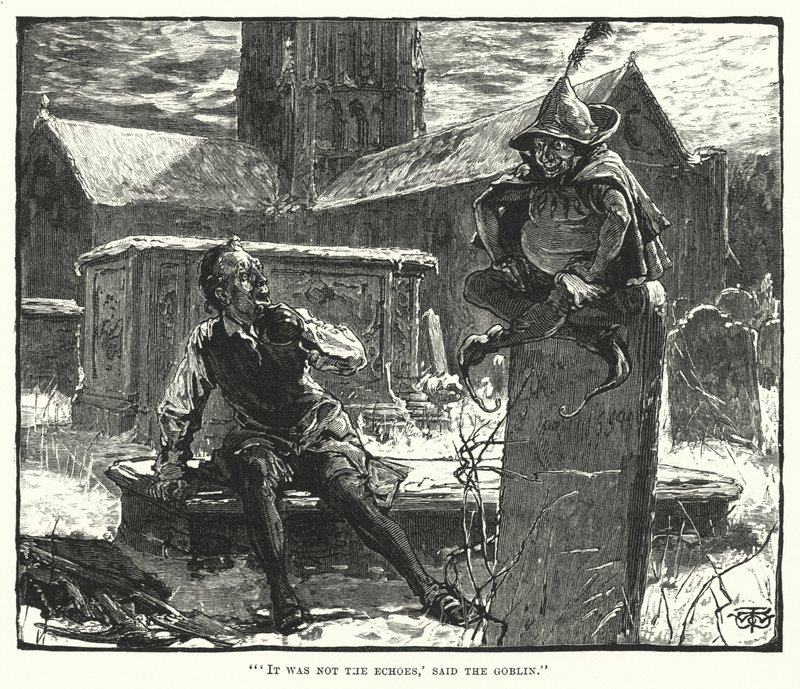 Yankılar değildi, dedi Goblin (gravür) by English School