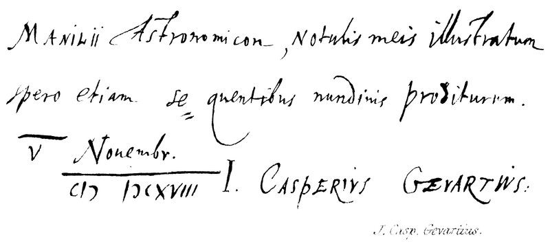 J Casp: Gevartius by English School