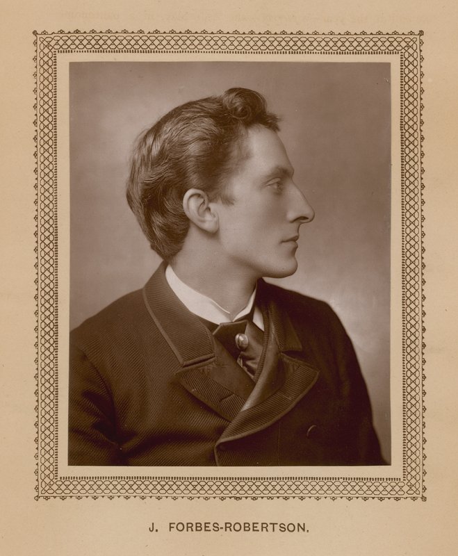 J Forbes-Robertson, Tiyatro için özel olarak çekilmiş bir fotoğraftan by English School