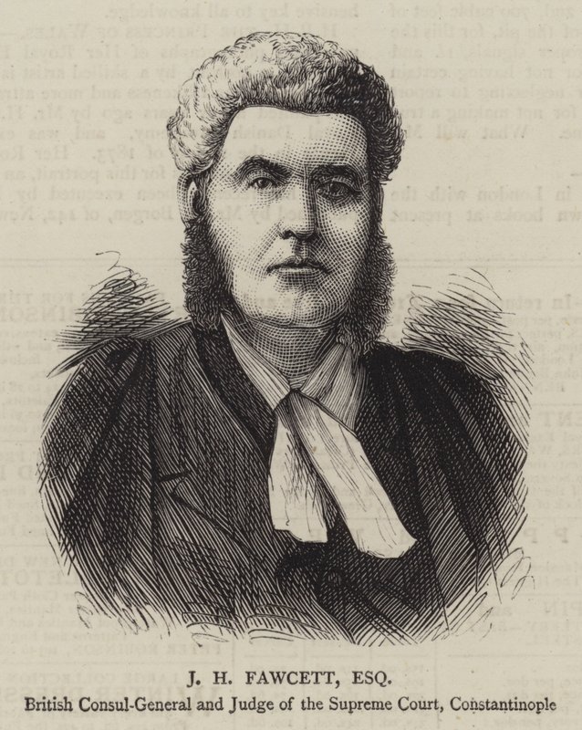 JH Fawcett, Esquire (gravür) by English School
