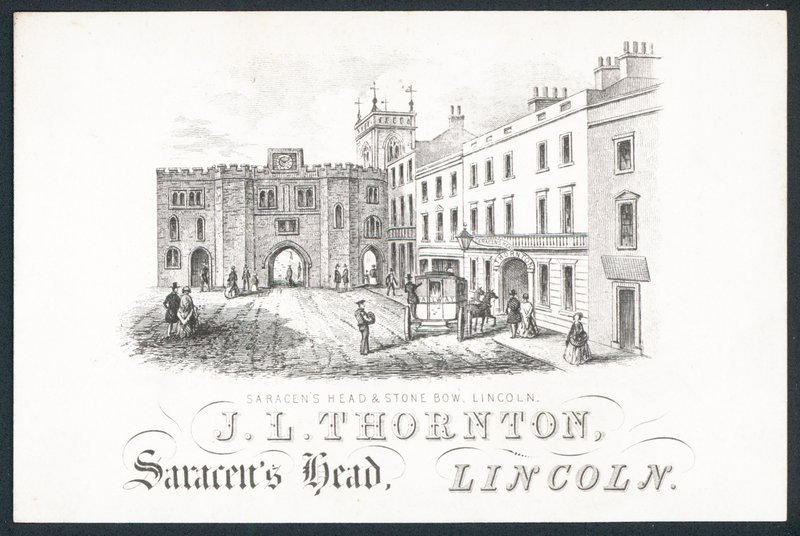 J L Thornton, ticari kart by English School