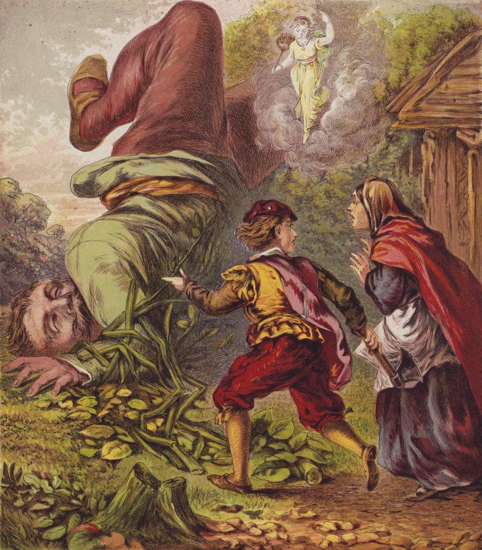 Jack ve Fasulye Sapı (renkli taş) by English School