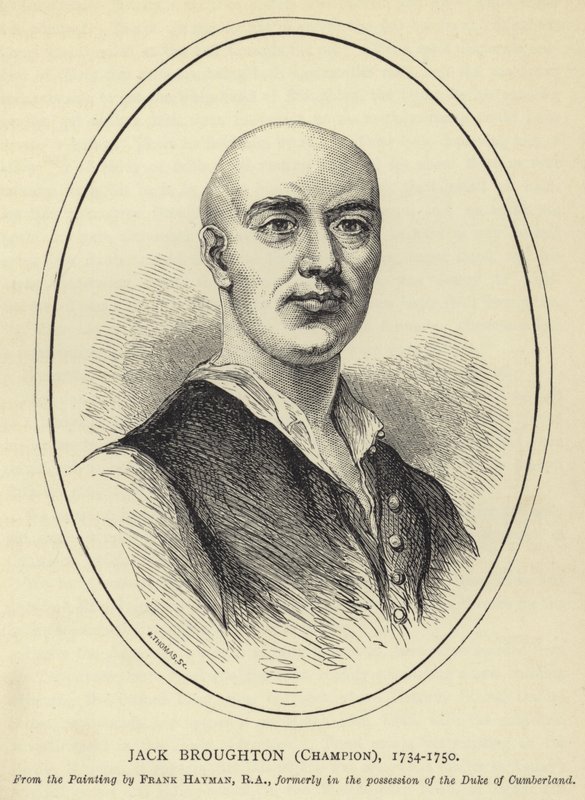 Jack Broughton, Şampiyon, 1734-1750, Eskiden Cumberland Dükü
