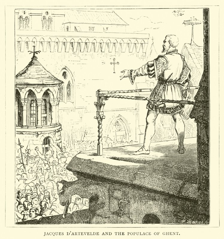 Jacques dArtevelde ve Gent halkı by English School