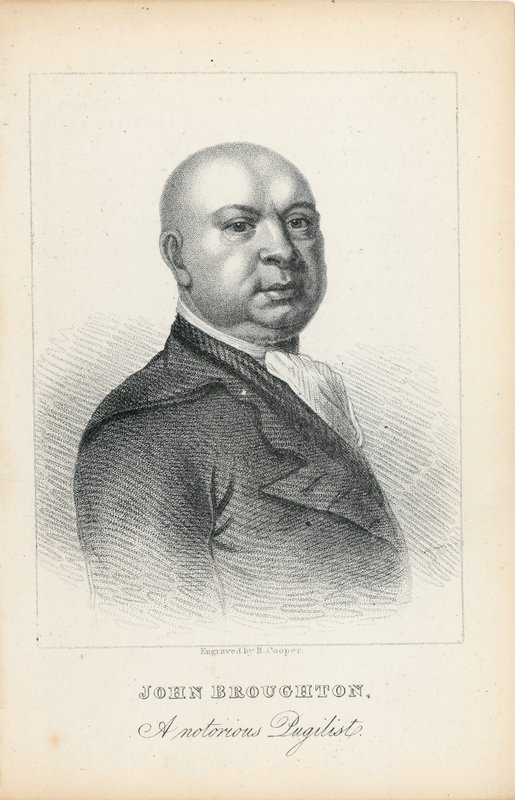 James Broughton, ünlü bir boksör by English School