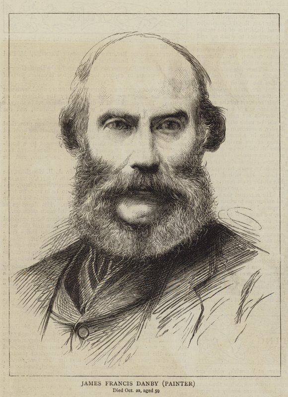James Francis Danby, Ressam (gravür) by English School