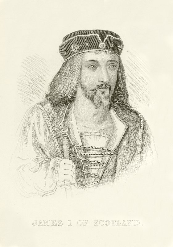 İskoçya Kralı I. James by English School
