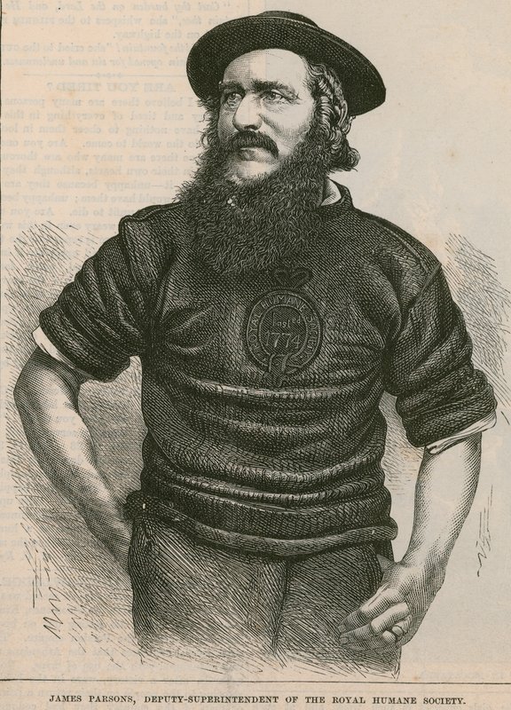 James Parsons, Kraliyet İnsan Cemiyeti Müfettiş Yardımcısı by English School
