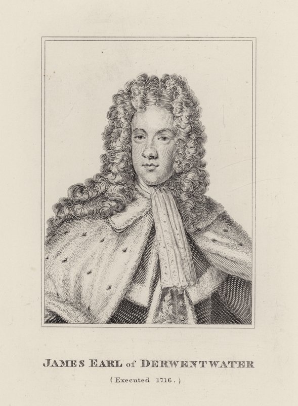 James Radcliffe, Derwentwater Kontu (gravür) by English School