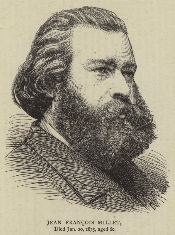 Jean François Millet (gravür) by English School