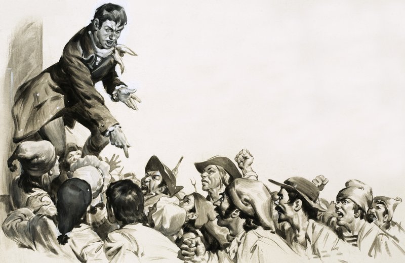 Jean Paul Marat Paris çetelerinin kalbinde nefret uyandırdı by English School