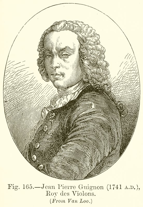 Jean Pierre Guignon, Roy des Kemanlar 1741 by English School