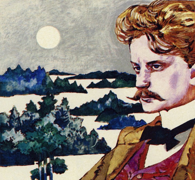 Jean Sibelius, 1865'te Finlandiya'nın Tavasterhus kentinde doğdu. by English School