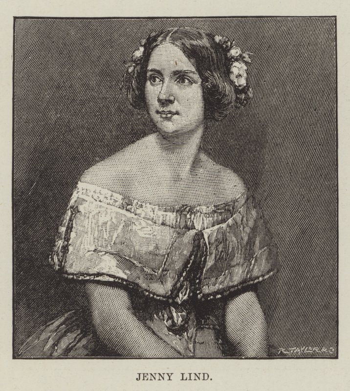 Jenny Lind (gravür) by English School
