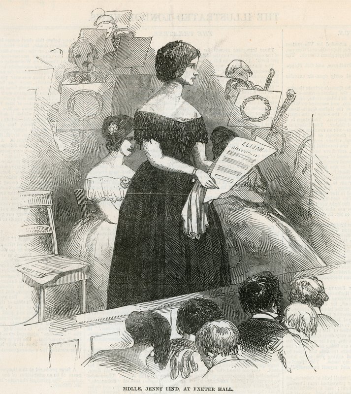 Jenny Lind, Exeter Salonu