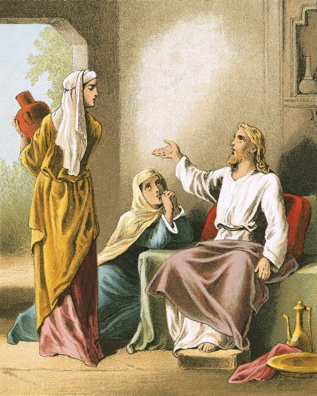 İsa, Marta ve Meryem
