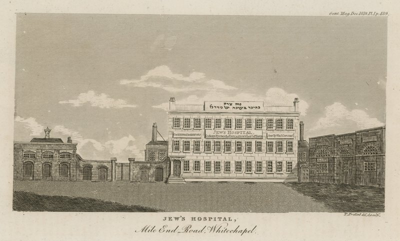 Yahudiler Hastanesi, Mile End Yolu, Whitechapel by English School
