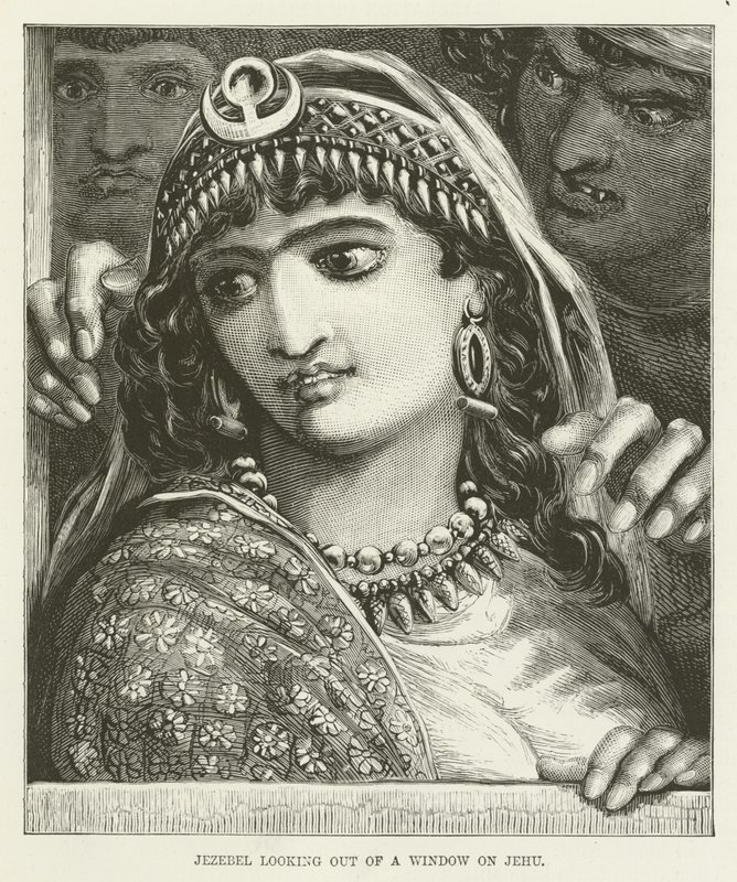 Jezebel pencereden Jehu