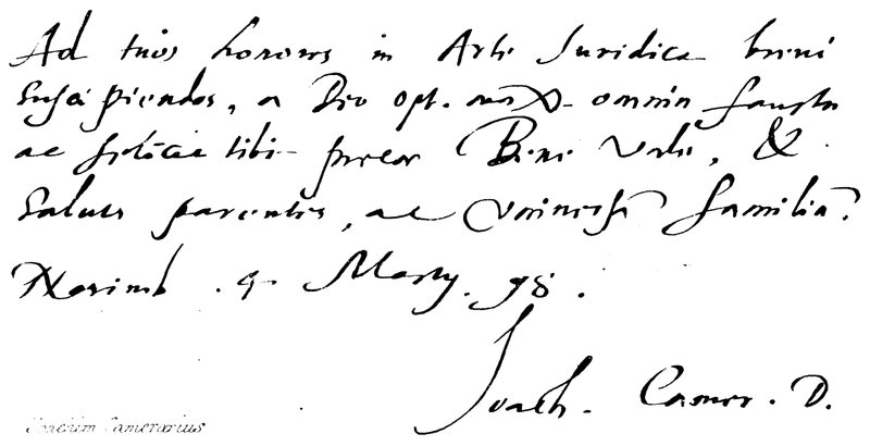 Joachim Chamberlain by English School