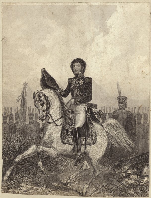 Napoli Kralı Joachim Murat by English School