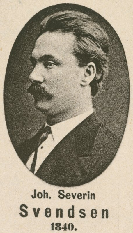Johan Severin Svendsen (gravür) by English School