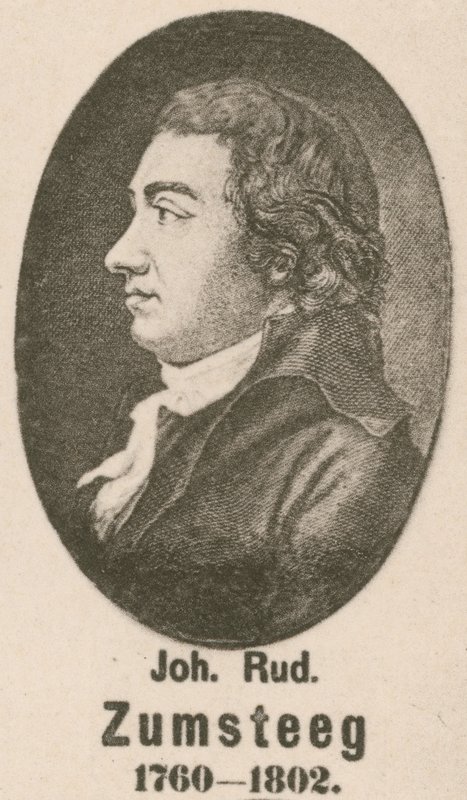 Johann Rudolf Zumsteeg (gravür) by English School