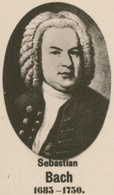 Johann Sebastian Bach (gravür) by English School
