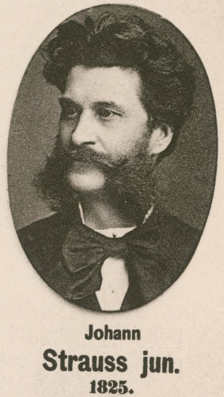 Johann Strauss Junior (gravür) by English School