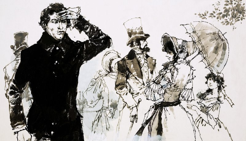 Johann Strauss düğmeli paltosunu giydi by English School
