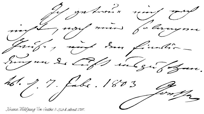 Johann Wolfgang Von Goethe, b 1749, d yaklaşık 1797 by English School