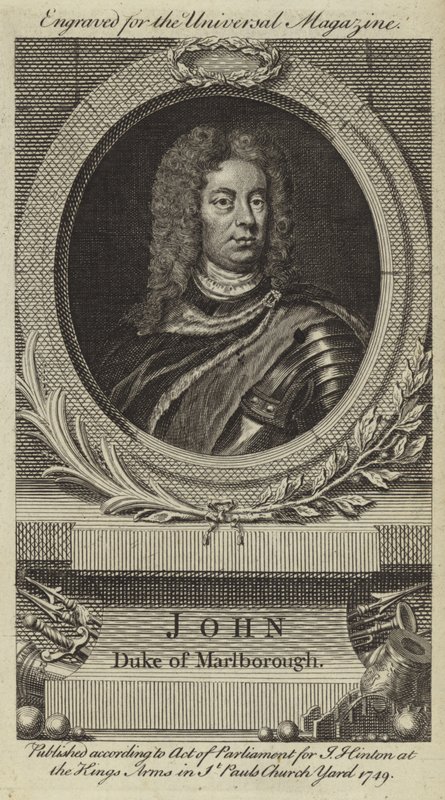 John, Marlborough Dükü by English School