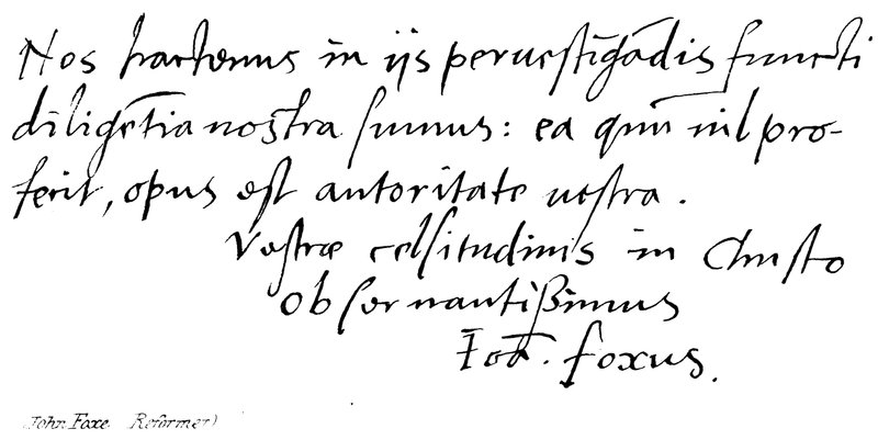 John Foxe, (Reformcu) by English School