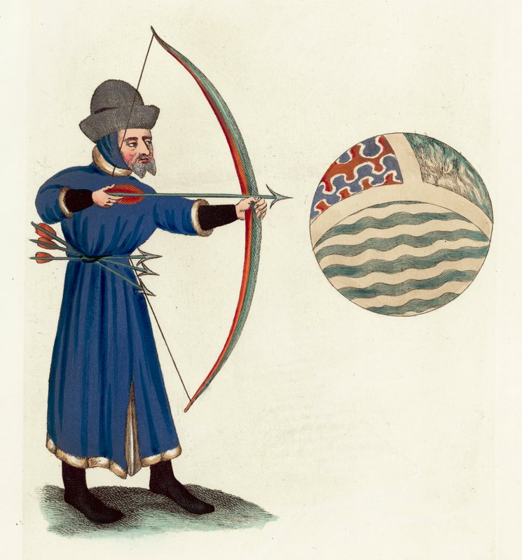 John Gower (renkli gravür) by English School