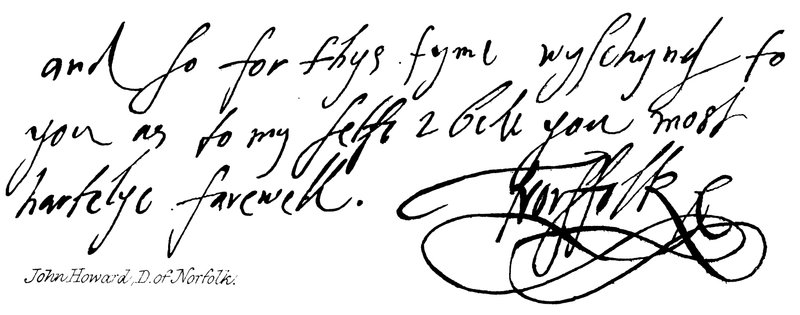 John Howard, Norfolk