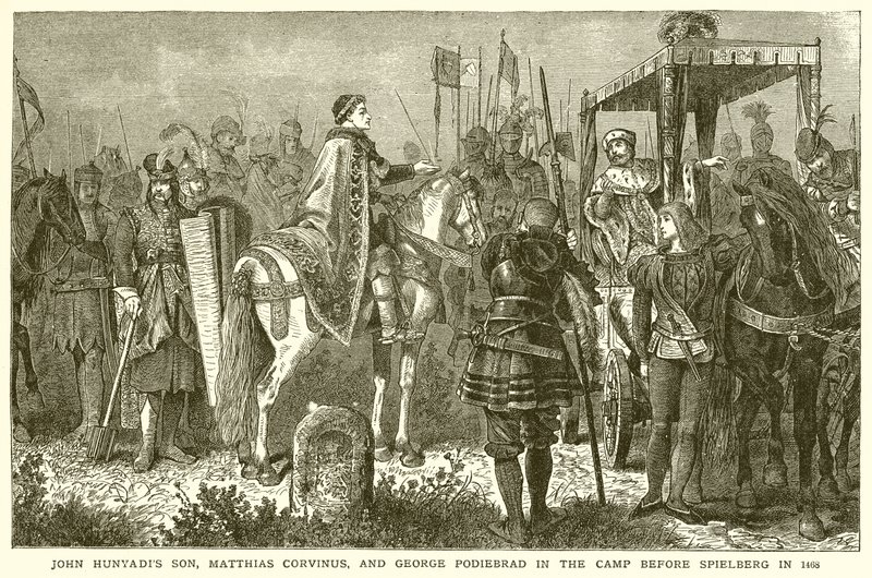 John Hunyadis Son, Matthias Corvinus ve George Podiebrad, 1468